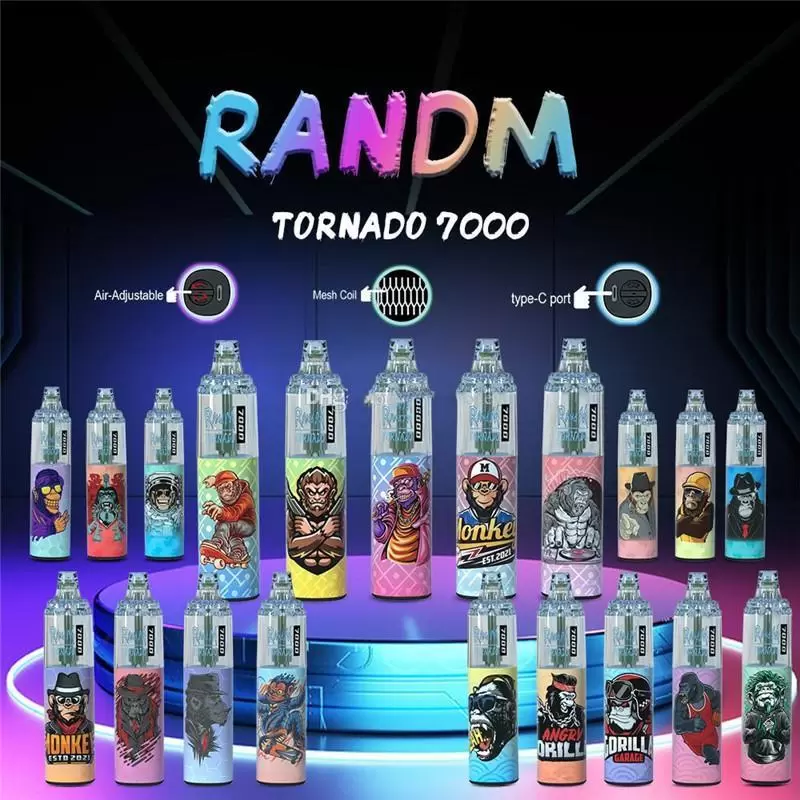 Одноразовая электронная сигарета RandM Tornado 7000 затяжек(14мл)