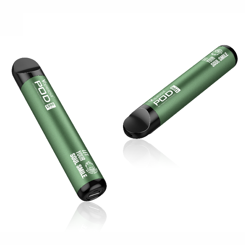 Одноразовая электронная сигарета VapeSoul Pod 1200 затяжек 2% и 5% — изображение 2