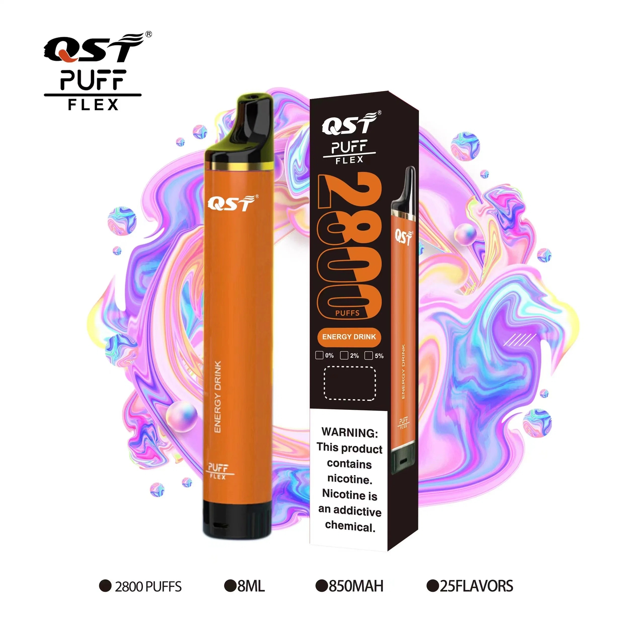 Одноразовая электронная сигарета QST Puff Flex 2800 затяжек