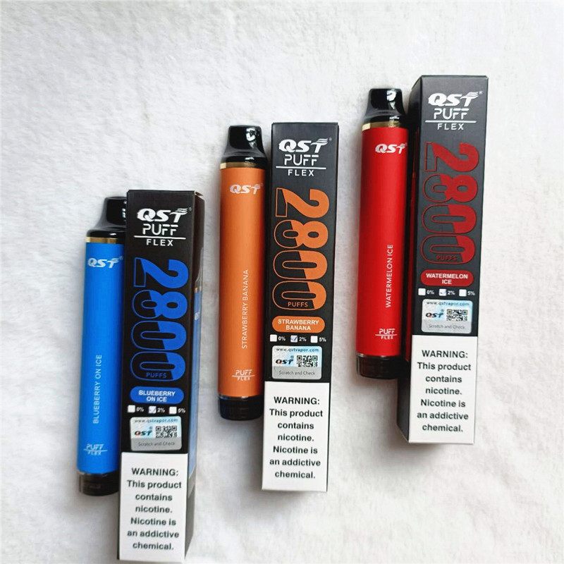 Одноразовая электронная сигарета QST Puff Flex 2800 затяжек
